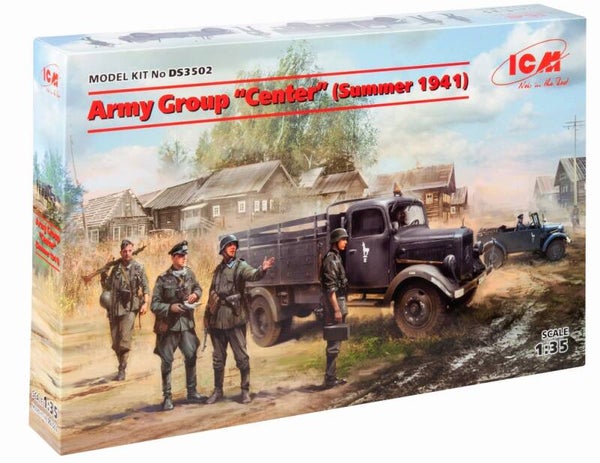 ICM : REF : DS 3502 : 1:35 : MODULE SET : German Army Group “Center” (Summer 1941) (Kfz.1 / L3000S / Fig.8)