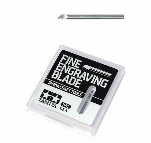 TAMIYA : REF : 74162 : TOOL / OUTILLAGE : Fine Engraving Blade (0.25mm) / Pointe à Graver (0,25mm)