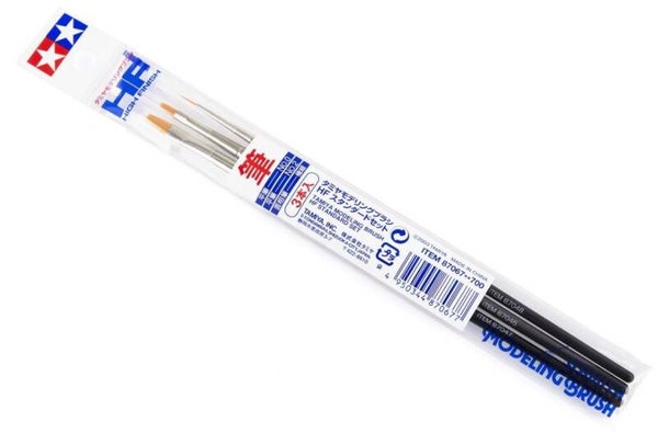 TAMIYA : REF : 87067 : BRUSH SET : Modeling Brush HF Standard Set / Set de Pinceaux Standard HF