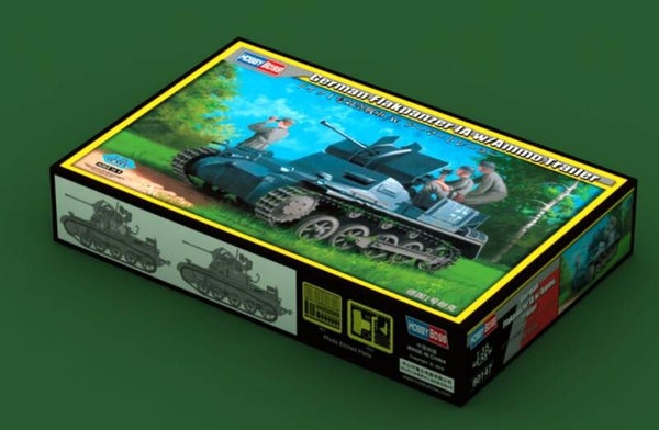 HOBBY BOSS : REF : 80147 : 1:35 : German Flakpanzer IA (With Ammo.Trailer (Remorque))