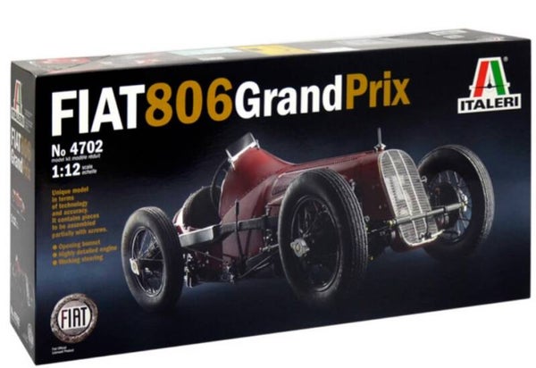 ITALERI : REF : 4702 : 1:12 : ITALY : Fiat : 806 Grand Prix (Spinto Corsa) (1927)