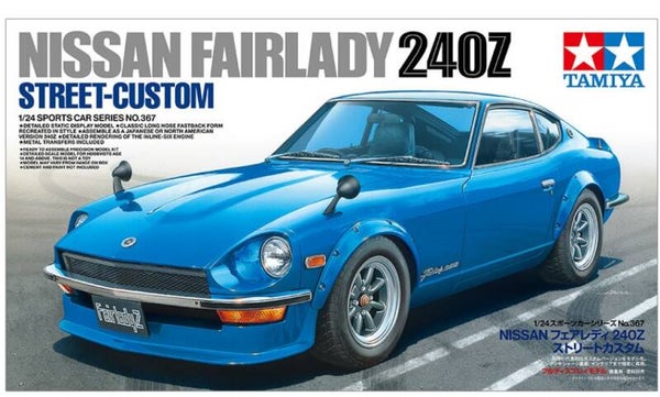 TAMIYA : REF : 24367 : 1:24 : JAPAN : NISSAN : Fairlady (Datsun 240Z) 240ZG (Street Custom) (US/EUR version) (1969-1973)