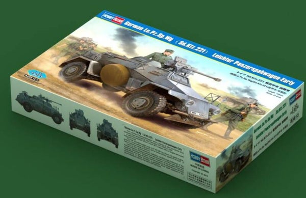 HOBBY BOSS : REF : 83813 : 1:35 : German Sd.Kfz. 221 Leichter Panzerspahwagen (Early Version) (Véhicule de Reconnaissance Léger)