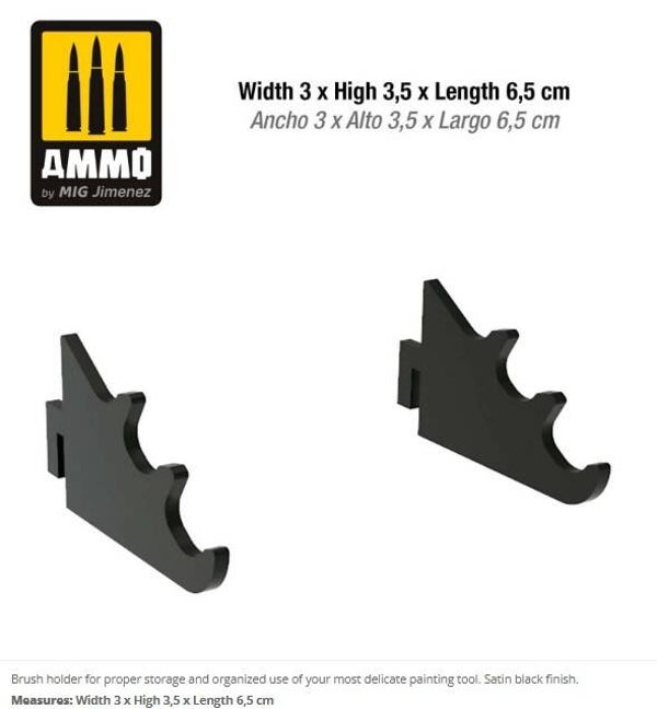 AMMO BY MIG J. : REF : A.MIG-8881 : MODULAR SYSTEM WORKSHOP SERIE : Brush Holder / Porte-Pinceaux