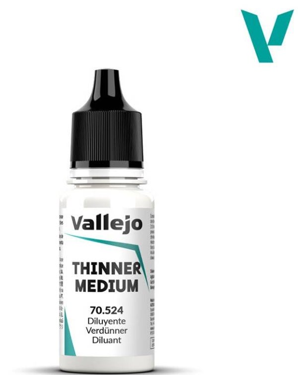 VALLEJO : REF : 70.524 : Thinner Auxiliary (18ml) (Diluant)