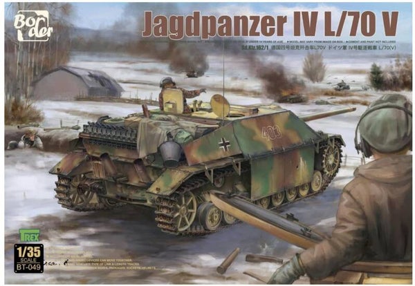 BORDER MODEL : REF : BT 049 : 1/35 : German Jagdpanzer IV L/70 V (Sd.Kfz.162/1)