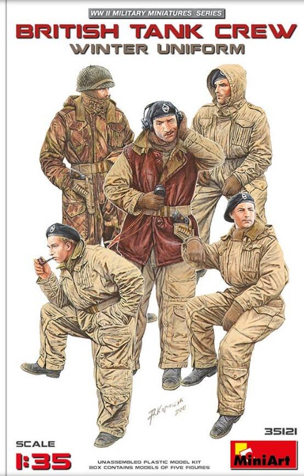 MINIART : REF : MINIART 35121  : 1:35 : UK : British Tank Crew (Winter Uniform) (Fig.5)