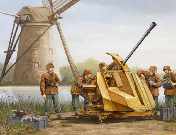 TRUMPETER : REF : 02311 : 1:35 : German 3.7 Flak 43 ("Schwarzwald") (Anti-aérien)