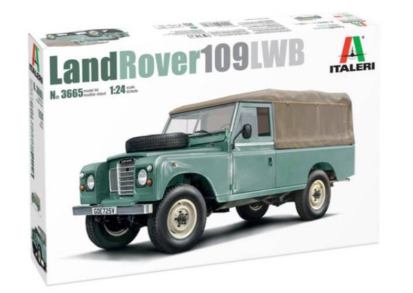 ITALERI : REF : 3665 : 1:24 : UK : LAND ROVER : 109 LWB ( Land Rover Series) (1948-1971)