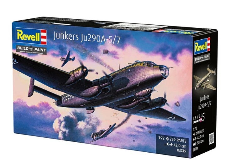 REVELL : REF : 03754 : 1:72 : German Junkers Ju290A-5/7 "Seeadler"