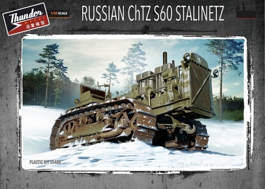 THUNDER MODEL : REF : 35400 : 1:35 : RUSSIAN (SOVIET) : ChTZ S60 ("Stalinetz-60") (1933-1937)