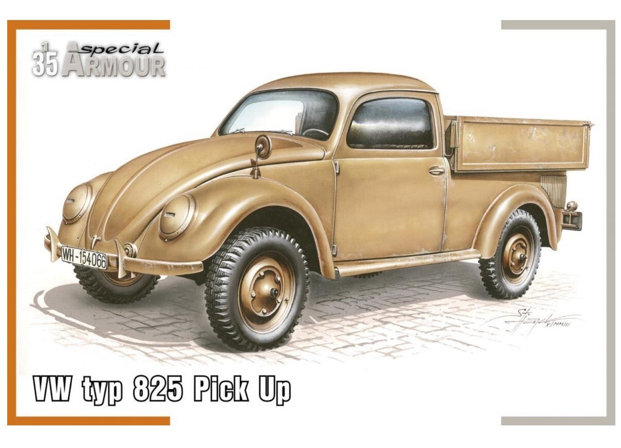 SPECIAL HOBBY (SPECIAL ARMOUR) : REF : SA35007 : 1:35 : German : VOLKSWAGEN (VW) : Type 825 (Pick Up)