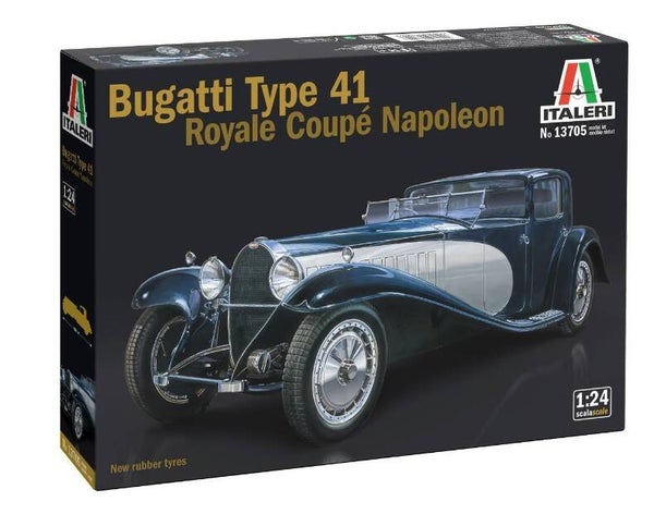 ITALERI : REF: 13705 : 1:24 : Bugatti Type 41 Royale Coupé Napoleon (1929 to 1933)