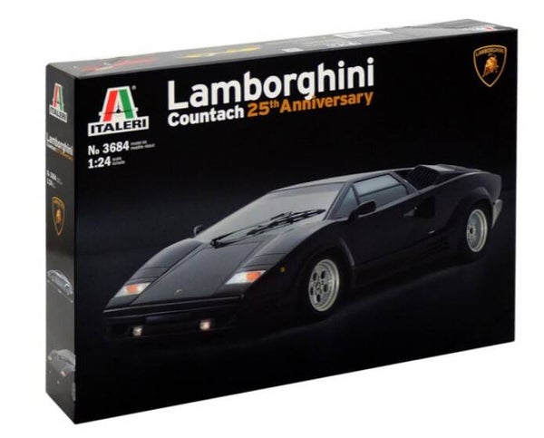 ITALERI : REF : 3684 : 1:24 : ITALY : LAMBORGHINI : Countach (25th Anniversary) (1974-1990)