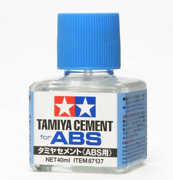 TAMIYA : COLLE : REF : 87137 : Colle pour Plastique ABS / Cement for ABS : 40ml