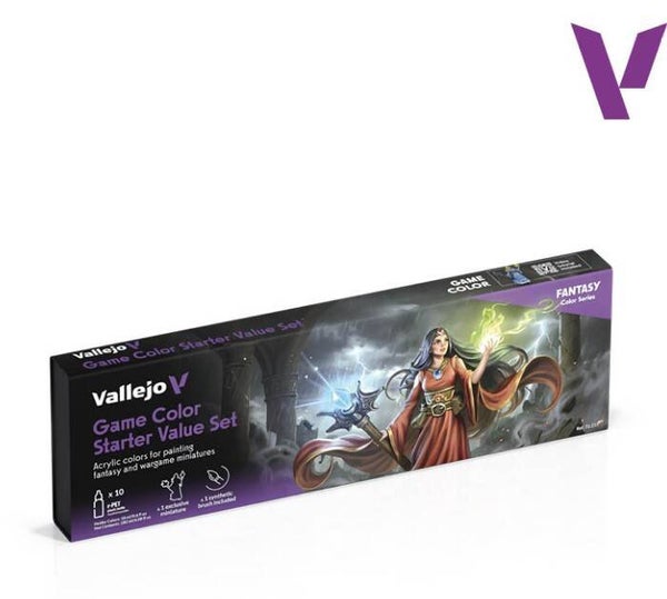 VALLEJO : REF : 72215 : GAME COLOR SERIE : Starter Value Set (PACK SET) (10 x 18 ml)