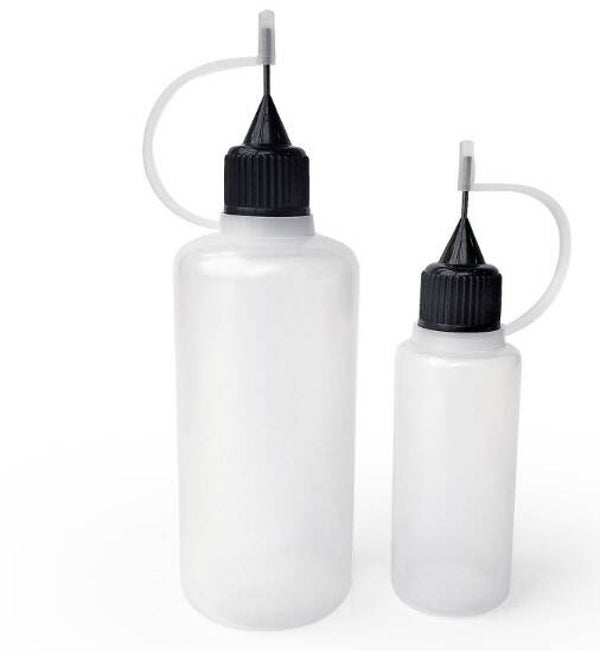 AMMO BY MIG J. : REF : A.MIG-8265 : MATERIAL : Plastic Squeezable Bottles with Needle Cap (60ml and 20ml)