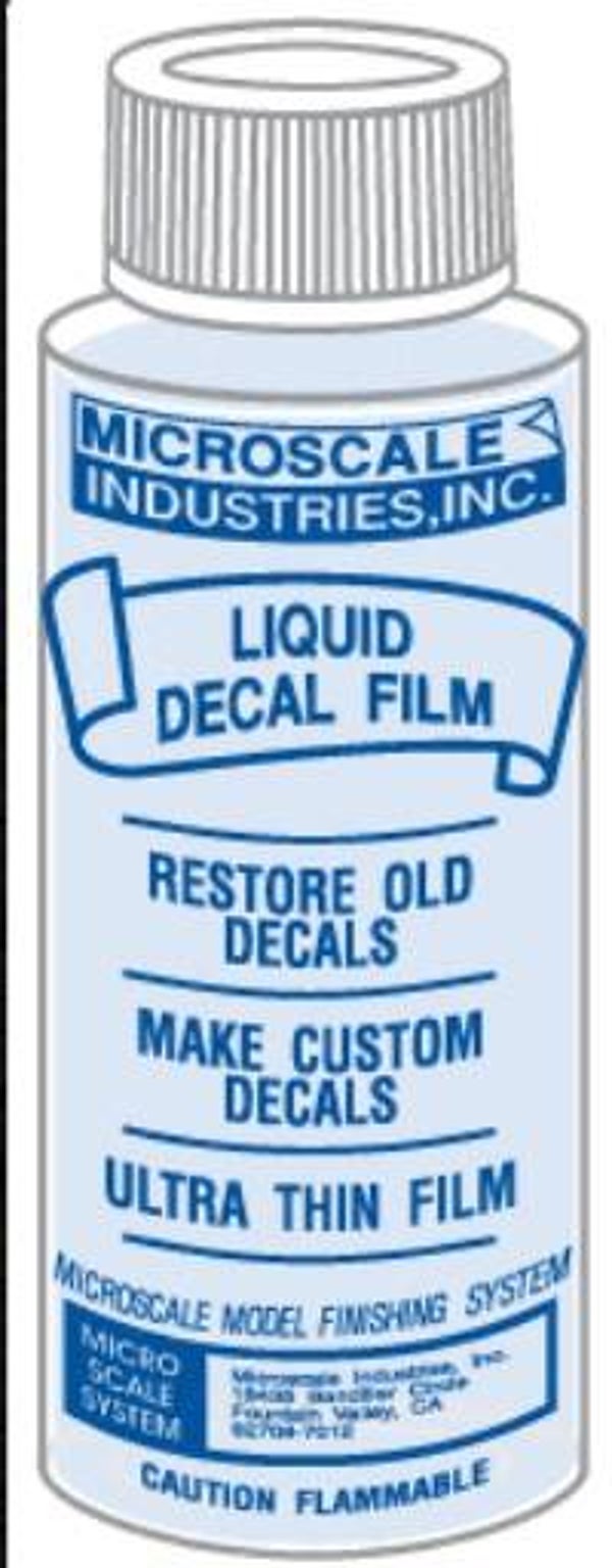 MICROSCALE : REF : MSMI12 : Micro Liquid Decal Film - 28gr bottle (Restauration Décal.)