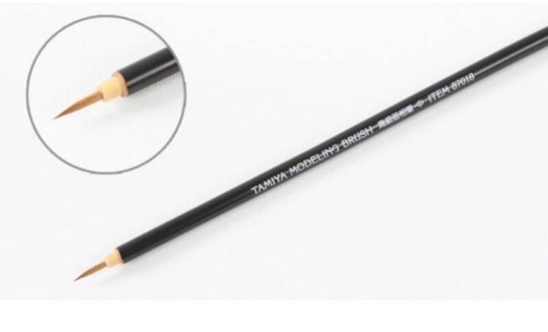 TAMIYA : BRUSH : REF : TAM87018 : Patching Brush High Grade Pointed (Medium)