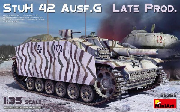 MINIART : REF : MINIART 35355 : 1:35 : German StuH 42 Ausf. G (Late Prod.)