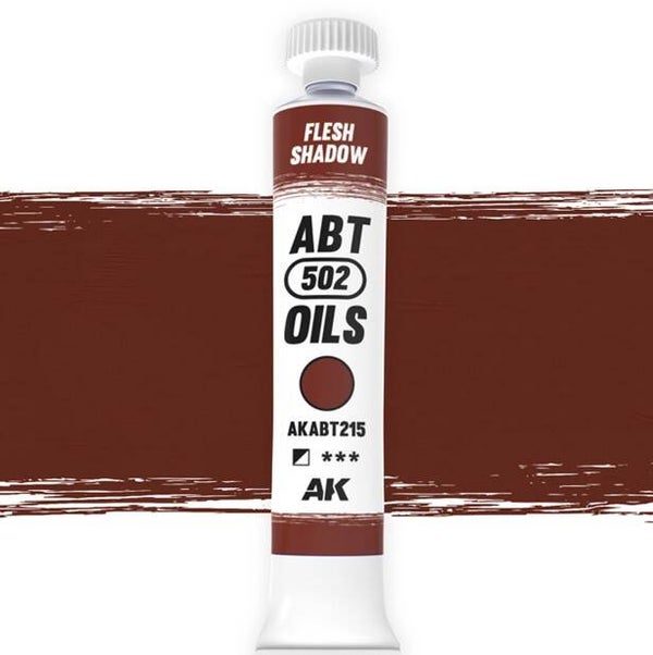 AK INTERACTIVE : REF : AKABT215 : ABT 502 SERIE (OIL / HUILE) : Flesh Shadow (Chair Sombre) (20ml)