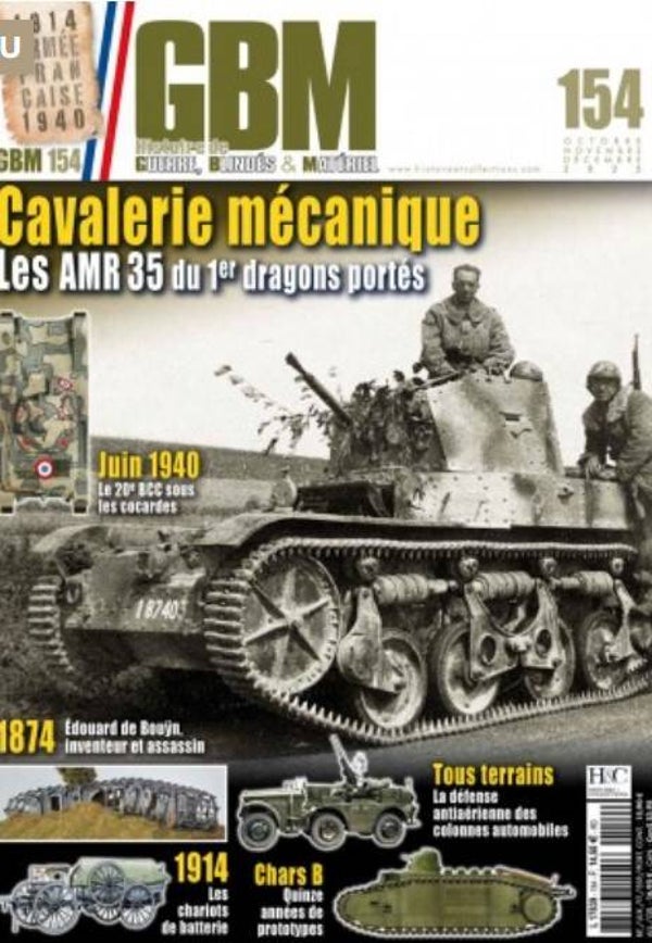 MAGAZINE : Guerre, Blindés & Matériel (GBM) : N154 (octobre-novembre-décembre 2025)