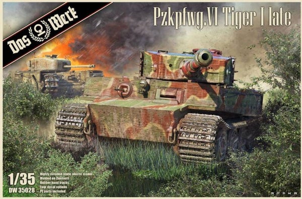 DAS WERK : REF : DW35028 : 1/35 : German Pzkpfwg. VI (Tiger I) (Late)
