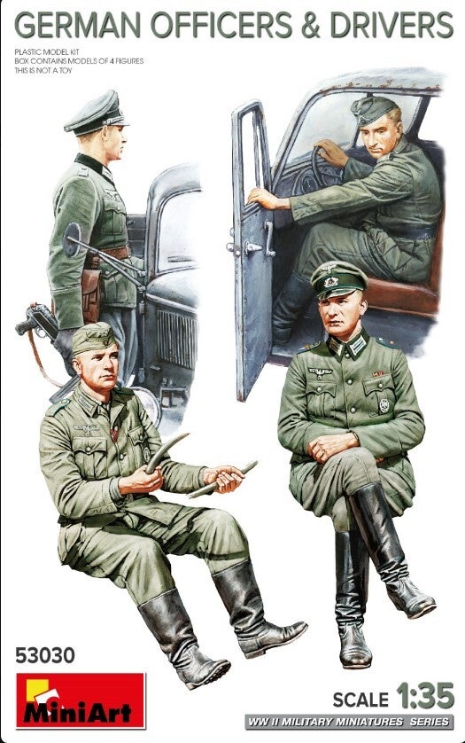 MINIART : REF : MINIART 53030 : 1:35 : German Officers and Drivers (4.Fig)