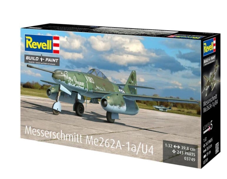 REVELL : REF : 03749 : 1:32 : German Messerschmitt Me262A-1a/U4