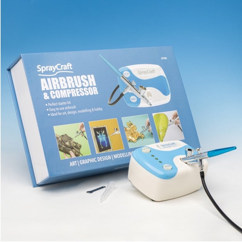 SHESTO (SPRAYCRAFT) : REF : SP30K : Airbrush & Compressor (Aérographe et Compresseur)