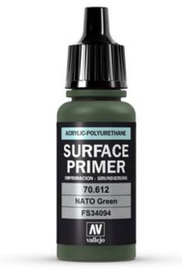 VALLEJO : REF : 70612 : PRIMER : NATO Green  / Vert OTAN (18ml)