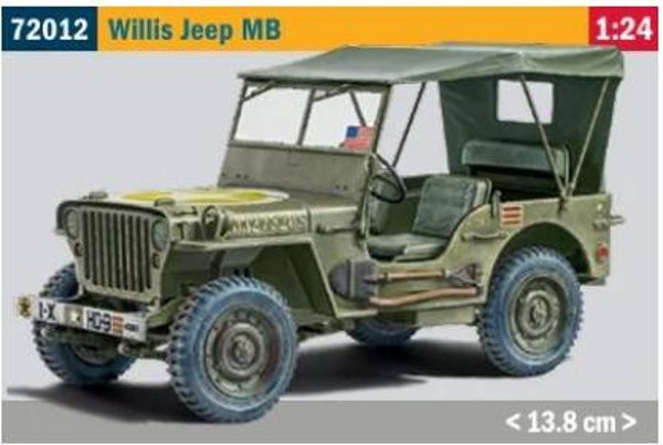 ITALERI : REF : 72012 : 1:24 : US : Willys-Overland : Willis Jeep (MB)