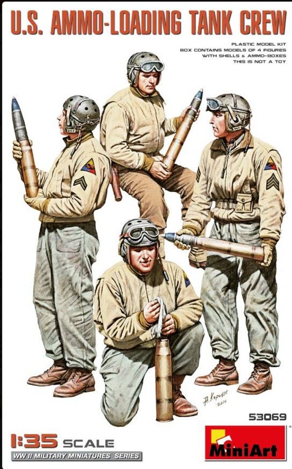 MINIART : REF : MINIART 53069 : 1:35 : US : Ammo-Loading Tank Crew (4 Fig.) (2ND EDITION)