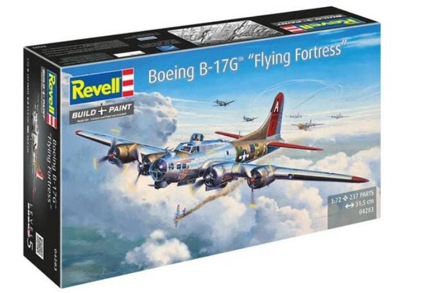 REVELL : REF : 04283 : 1:72 : AIRCRAFT KIT : US : BOEING : B-17F (Flying Fortress)