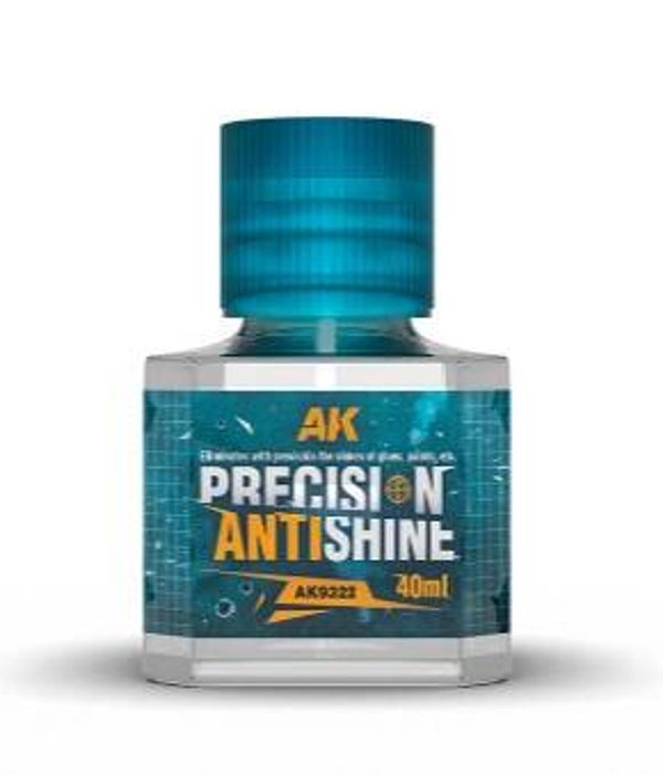 AK INTERACTIVE : REF : AK9322 : AUXILIARY : Precision Antishine / Anti-brillance de Précision  (40 ml)