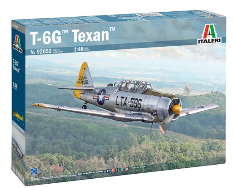 ITALERI : REF : 92652 : 1:48 : US : NORTH AMERICAN : T-6G TEXAN (Trainer Plane)