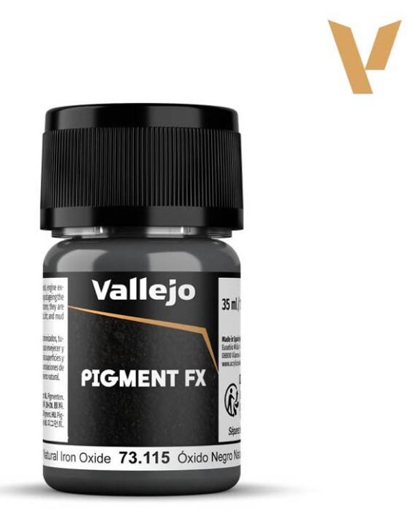 VALLEJO : REF : 73115 : PIGMENT : FX SERIE : Natural Iron Oxide / Oxyde de Fer Naturel (35 ML)