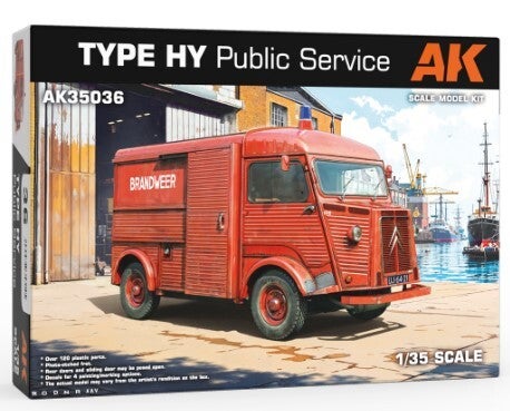 AK INTERACTIVE : REF : AK35036 : 1:35 : FRANCE : CITROËN : TYPE HY (PUBLIC SERVICE) (1964-1969)