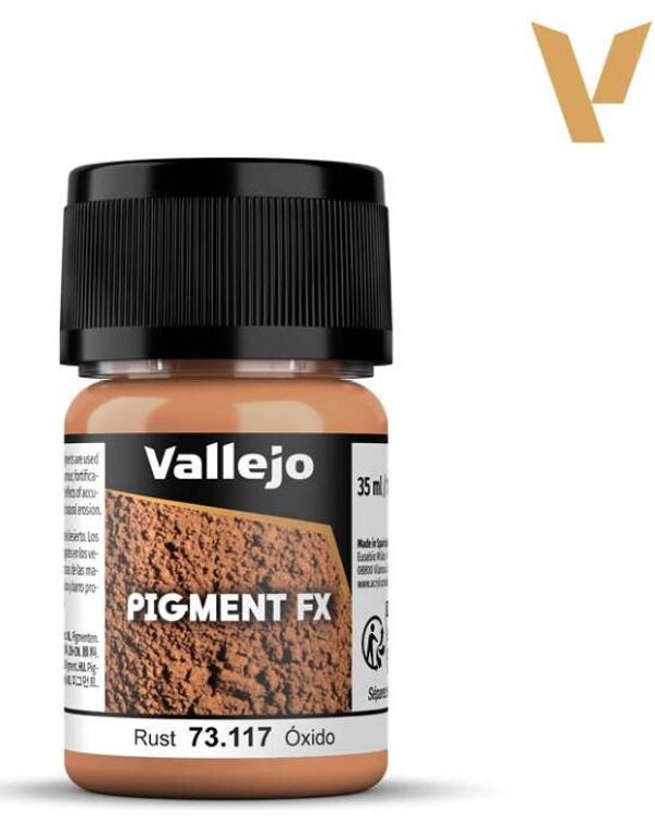 VALLEJO : REF : 73117 : PIGMENT : FX SERIE : Rust / Rouille (35 ML)