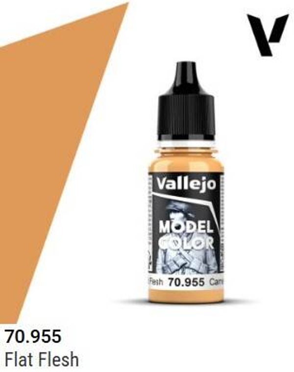 VALLEJO : REF : 70955 : MODEL COLOR SERIE : Flat Flesh / Chair Plate (18 ml)