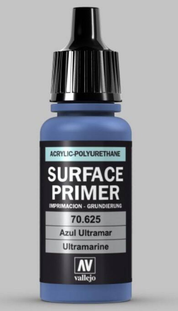 VALLEJO : REF : 70625 : PRIMER : Ultramarine Blue / Bleu Ultramarin (18ml)