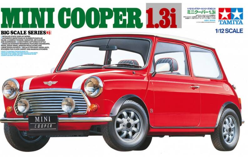 tamiya mini cooper 1:12