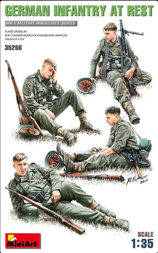 MINIART : REF : MINIART 35266 : 1:35 : German Infantry at Rest (Fig.4)