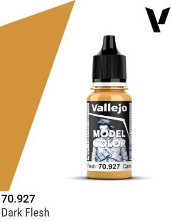 VALLEJO : REF : 70927 : MODEL COLOR SERIE : Dark Flesh / Chair Foncée (18 ml)
