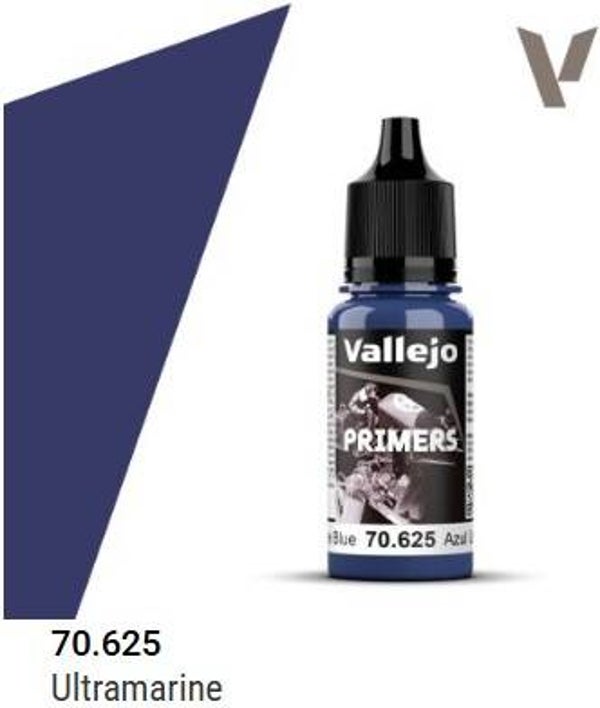 VALLEJO : REF : 70625 : PRIMER : Ultramarine Blue / Bleu Ultramarin (18 ml)