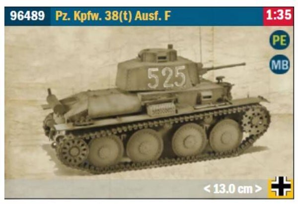 ITALERI : REF : 96489 : 1:35 : German PZ. KPFW. 38(T) AUSF. F ("Ghost Division")