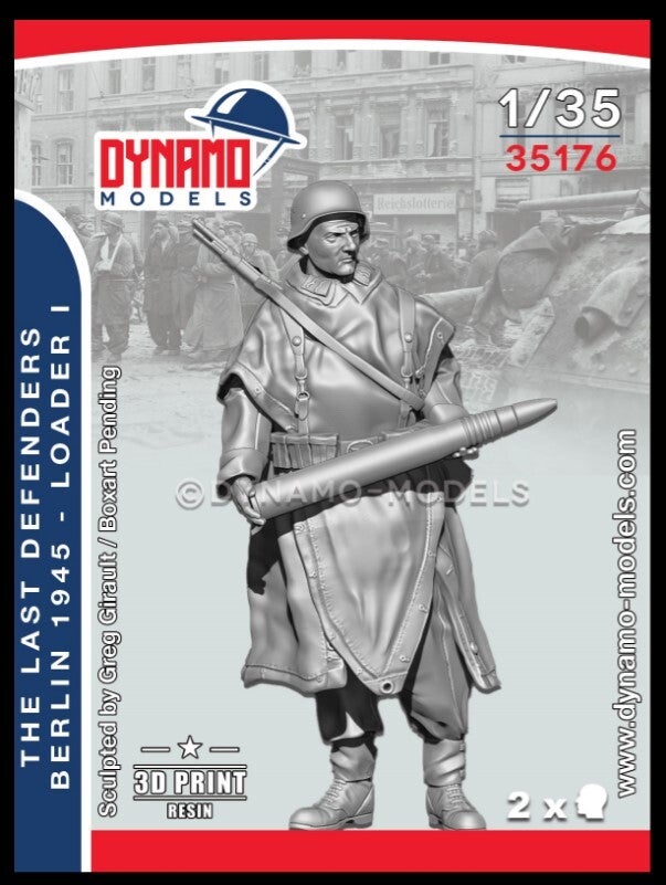 DYNAMO MODELS : REF : DYM-35176 : 1:35 : FIG : German The Last Defenders Berlin 1945 – Loader No.1 (1 Fig.)
