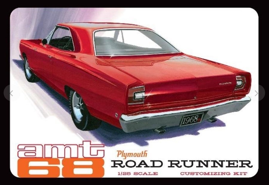 AMT : REF : AMT 1363 : 1:25 : US : PLYMOUTH (CHRYSLER) : Road Runner (Custom) (1968)