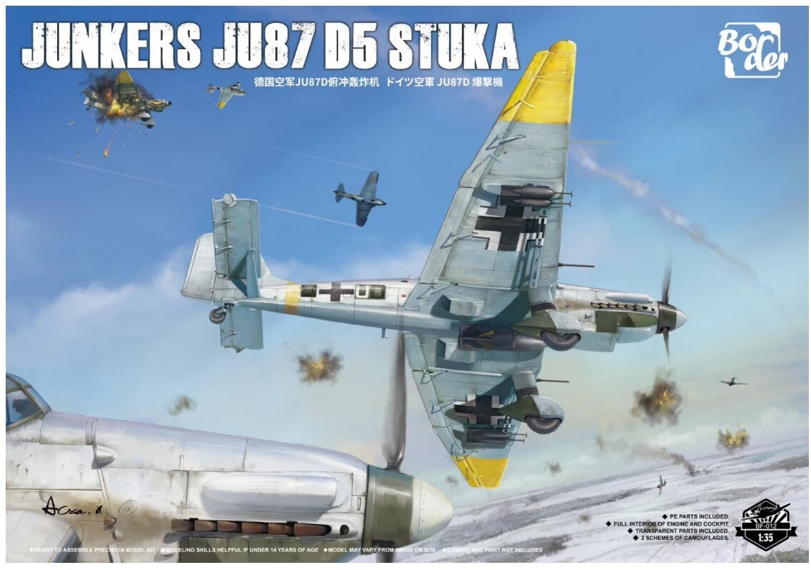 BORDER MODEL : REF : BF 012 : 1/35 : German Junkers Ju87 D5 Stuka
