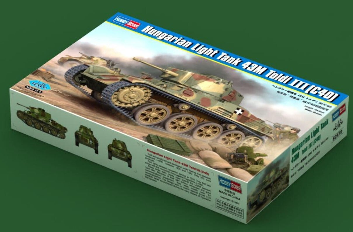 HOBBY BOSS : REF : 82479 : 1:35 : HUNGARY : Light Tank 43M Toldi I (C40)